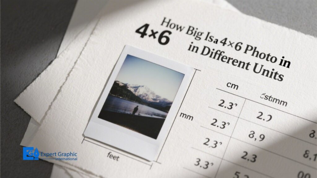 How Big Is a 4×6 Photo in Different Units
