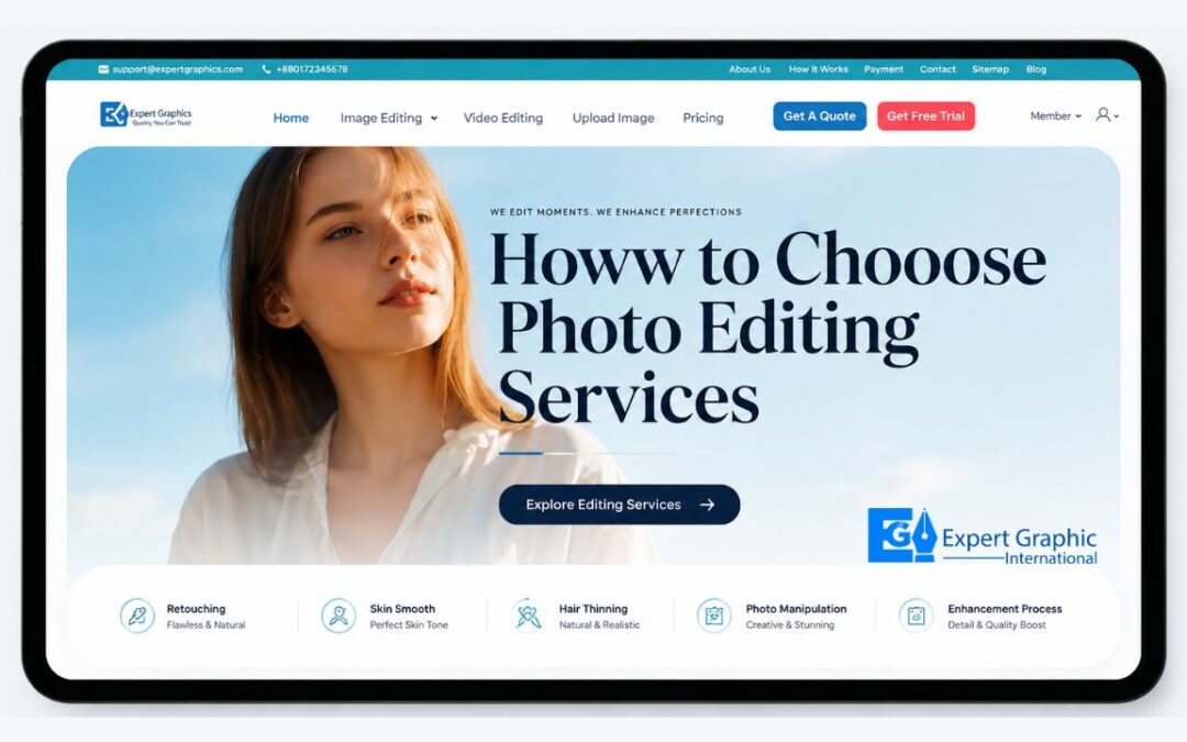 How to Choose Photo Editing Services: Retouching and More