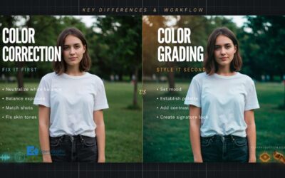 Color Correction vs Color Grading: Key Differences & Workflow